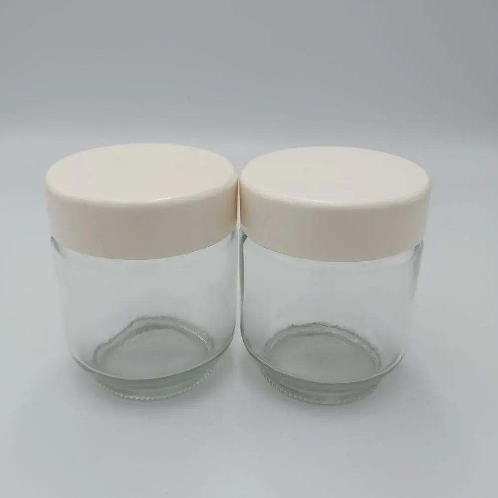 2 Euro Cuisine Yogurt Maker YM80/YM100 Replacement Screw Top Glass Jar